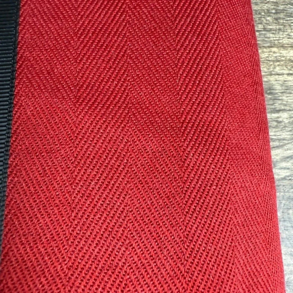 Lauren Ralph Lauren Red Herringbone Cloth Napkins Set of 6 Holiday 20x20 New